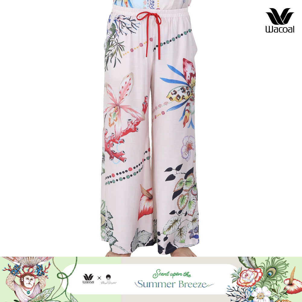 Wacoal Sleep Wear Summer Breeze Collection กางเกงขายาว รุ่น WN5D06 สีครีม (CR)