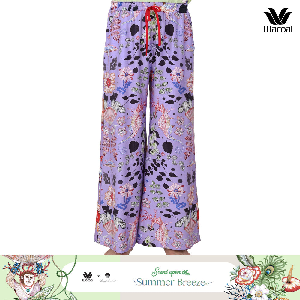 Wacoal Sleep Wear Summer Breeze Collection กางเกงขายาว รุ่น WN5D06 สีม่วง (VI)