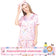Wacoal X Meraki Alice Collection เซทชุดนอนกันโป๊แขนสั้น ขาสั้น ลายอลิซ รุ่น WN7D32 สีชมพู (PI)