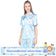 Wacoal X Meraki Alice Collection เซทชุดนอนกันโป๊แขนสั้น ขาสั้น ลายอลิซ รุ่น WN7D32 สีฟ้า (SX)