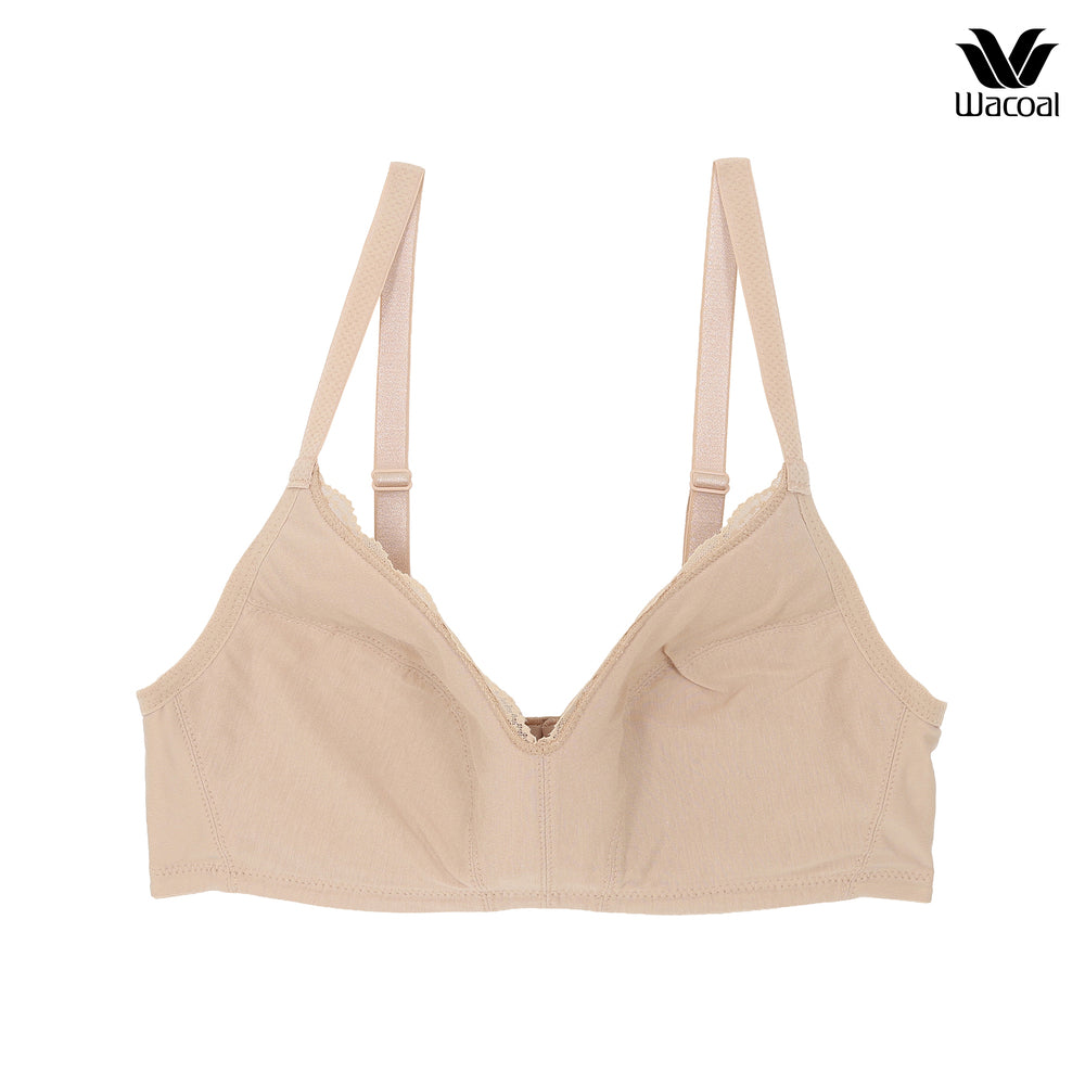 Wacoal Gold บราเพื่อสุขภาพแบบไร้โครง ไม่เสริมฟองน้ำ รุ่น WO1549 สีเนื้อ (NN)