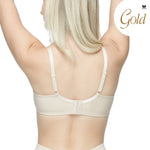Wacoal Gold, a healthy bra with soft underwire support No sponge added, model WO1725 (paired with WO3203), flesh color (NN)