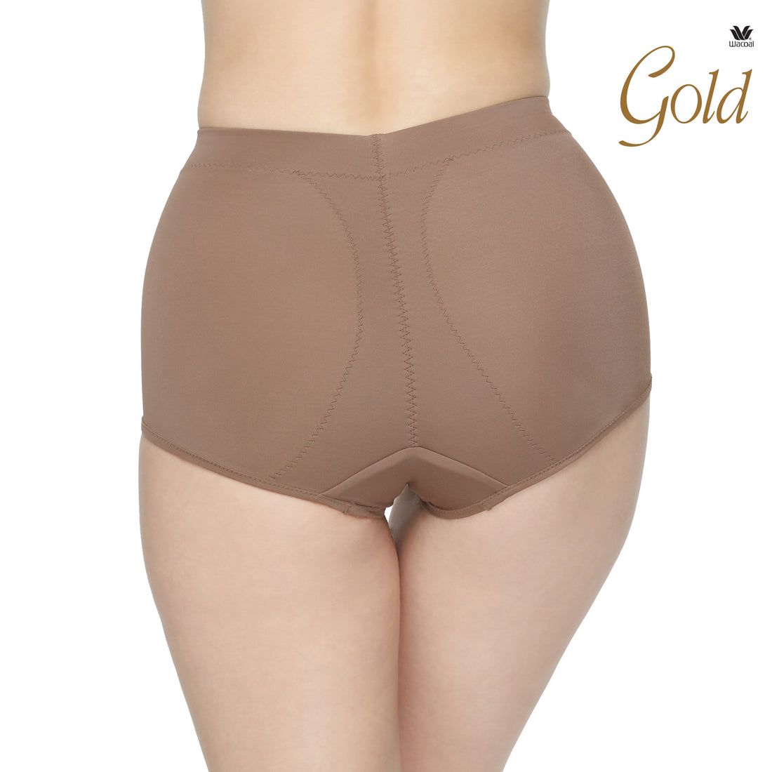 Wacoal Gold health bra Soft frame reinforcement, comfortable to wear, model WO1724 (paired with WO3116), burnt brown (BT)