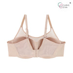 Wacoal Curve Diva บรามีโครงเก็บกระชับ สาวพลัสไซซ์ รุ่น WQ1863 สีเบจ (BE)