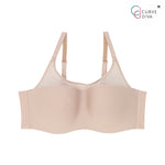 Wacoal Curve Diva บรามีโครงเก็บกระชับ สาวพลัสไซซ์ รุ่น WQ1863 สีเบจ (BE)