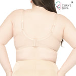 Wacoal Curve Diva บรามีโครงเก็บกระชับ สาวพลัสไซซ์ รุ่น WQ1863 สีเบจ (BE)