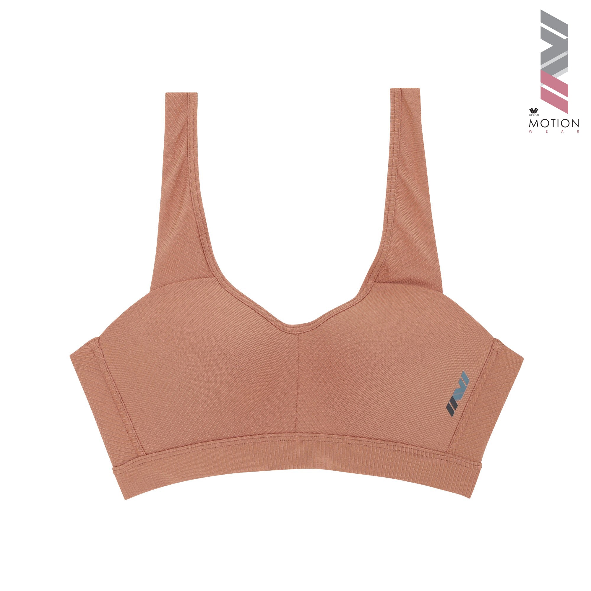 Wacoal Motion Wear บราสำหรับออกกำลังกาย In to Out (Level.2) รูปแบบตะขอ รุ่น WR1524 สีส้ม (PO)