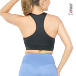 Wacoal Motion Wear In to Out exercise bra, model WR3207, black (BL)