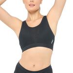 Wacoal Motion Wear บราสำหรับออกกำลังกาย In to Out รุ่น WR3453 สีดำ (BL)