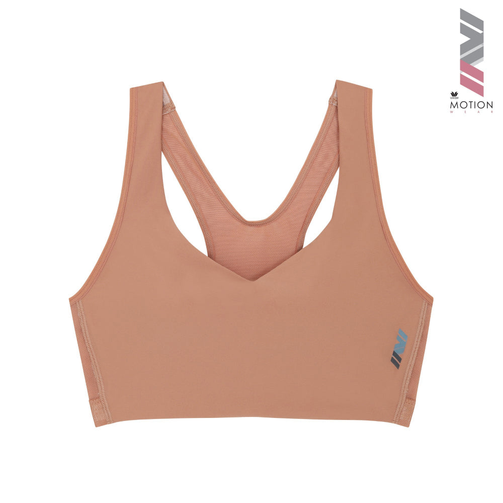 Wacoal Motion Wear บราสำหรับออกกำลังกาย In to Out รุ่น WR3460 สีส้ม (PO)