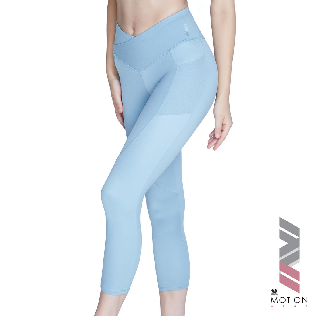 Wacoal Motion Wear กางเกงสำหรับออกกำลังกาย In to Out รุ่น WR7109 สีฟ้า (LT)