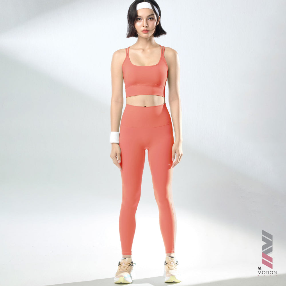 Wacoal Motion Wear กางเกงสำหรับออกกำลังกาย Outer รุ่น WR7124 สีแดงอมส้ม (PO)