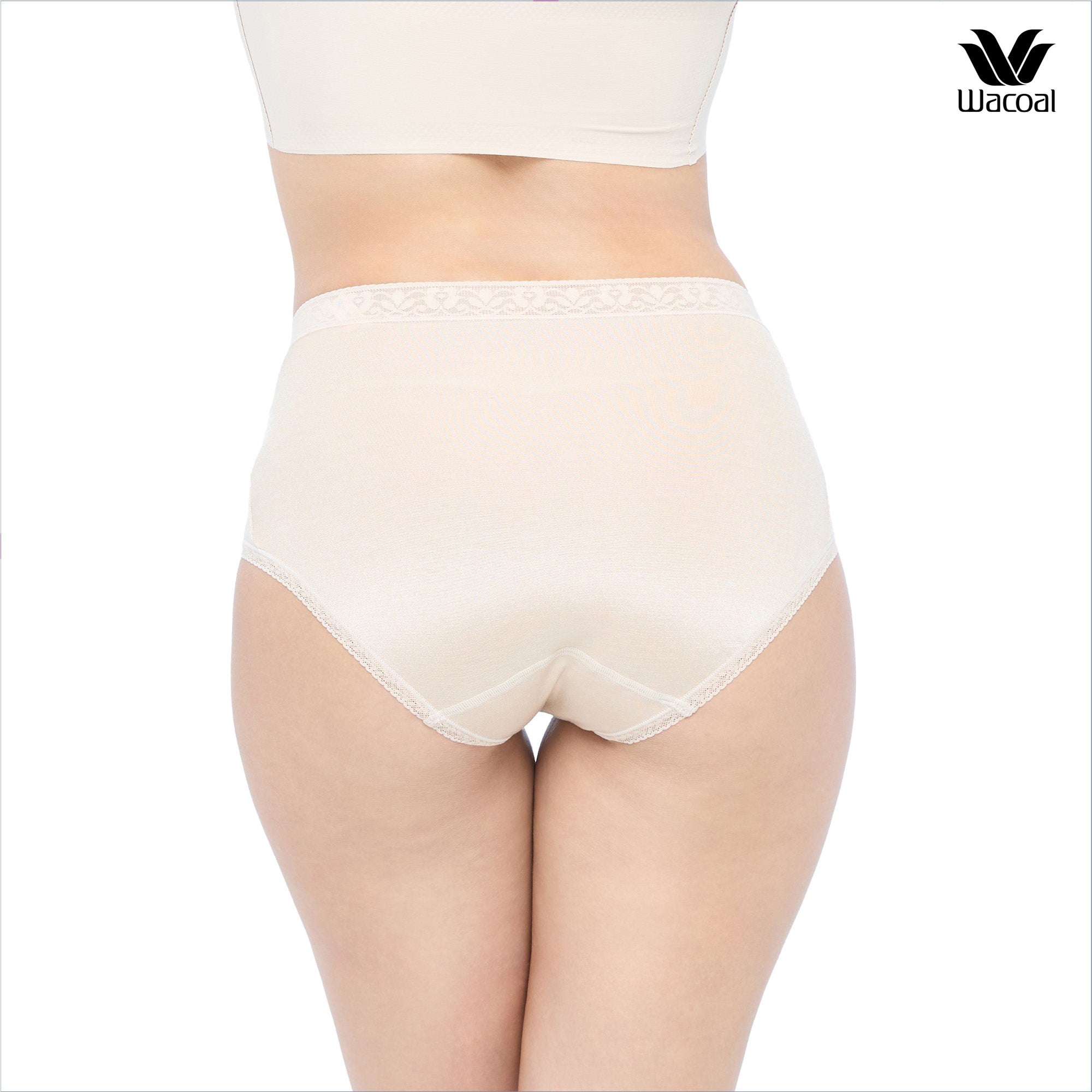 Wacoal H-fit secret support กางเกงในกระชับหน้าท้อง รุ่น WU3545 สีเบจ (BE)