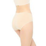 Wacoal Super Soft Nylon Panty Pack 3 pieces, model WU3T92, assorted colors: black-beige-pink