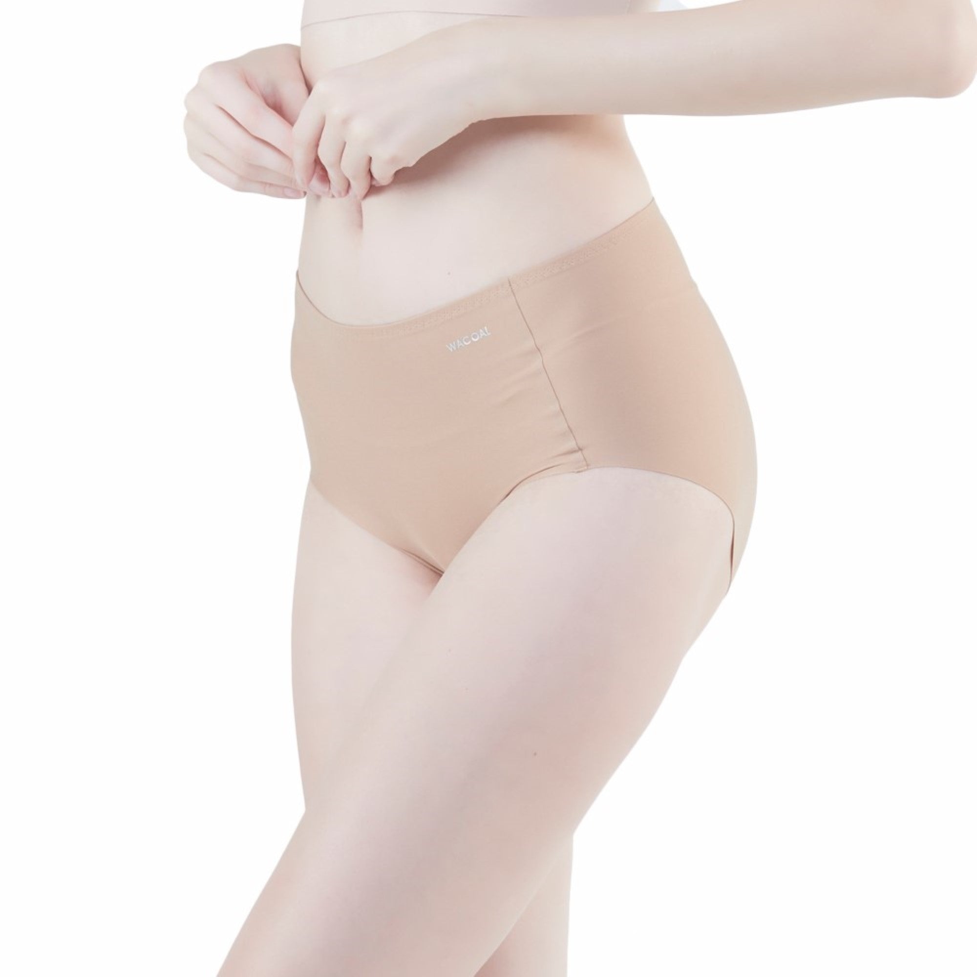 Wacoal กางเกงชั้นเนียน Anti-bacteria Cool Innovation รุ่น WU4194 สีโอวัลติน (OT)