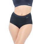 Wacoal H-fit secret support tummy-tightening underwear Full body style (SHORT) model WU4959, black (BL)