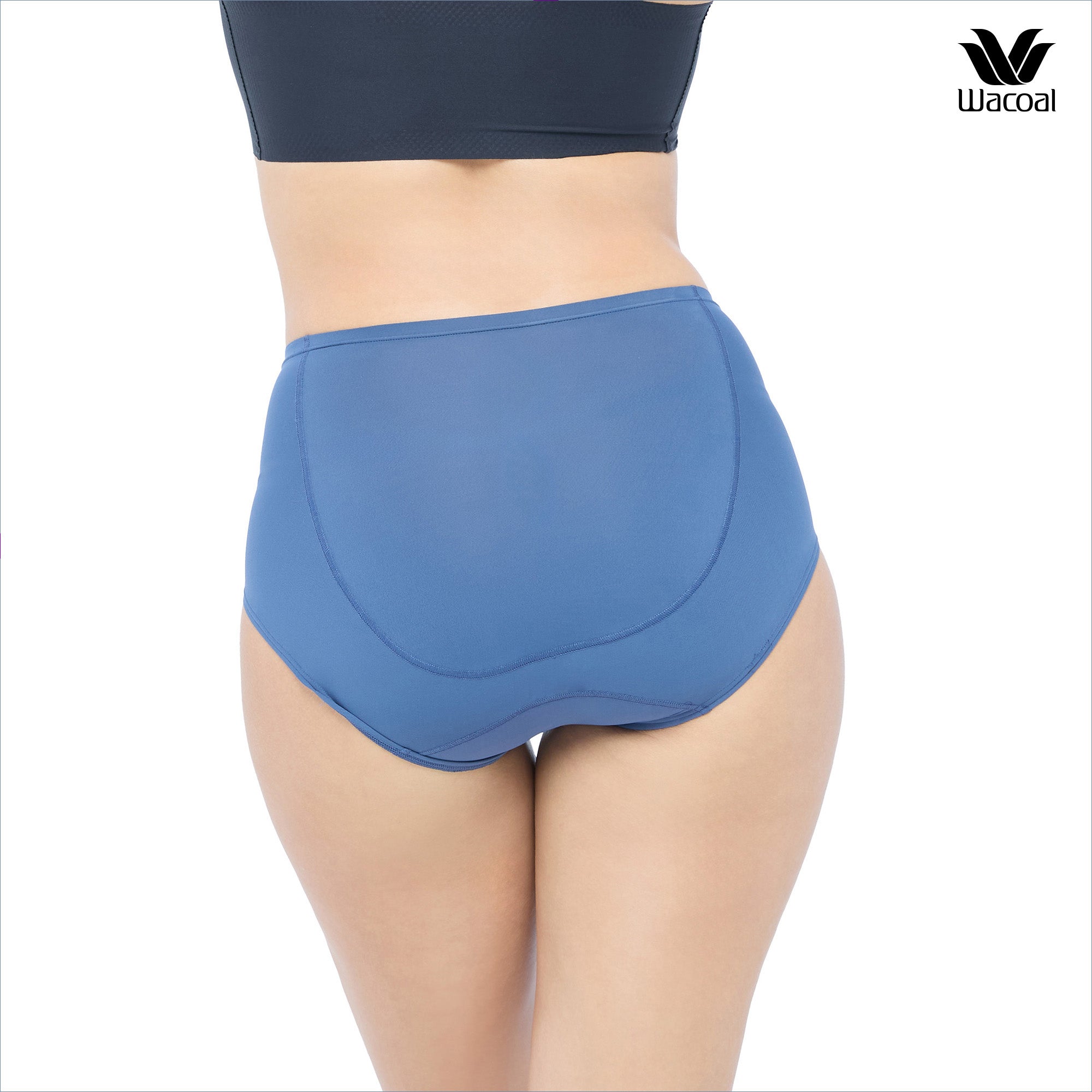 Wacoal Panty Secret Support กางเกงใน SOFT FLEX รุ่น U-FIT WU4974 สีน้ำเงิน (BU)