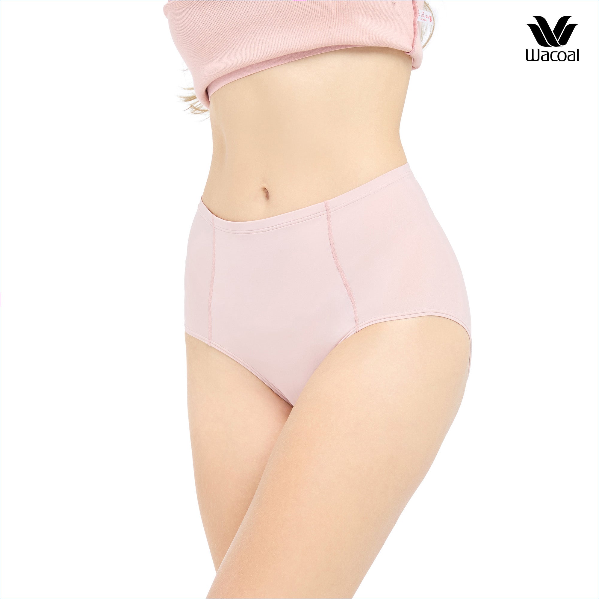 Wacoal Panty Secret Support กางเกงใน SOFT FLEX รุ่น U-FIT WU4974 สีชมพูเนื้ออ่อน (PN)