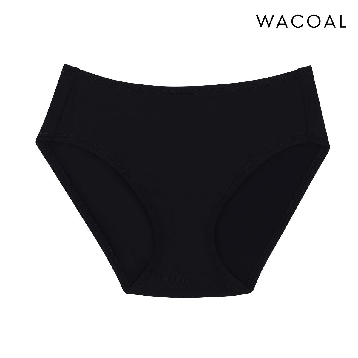 Wacoal Innovation Collagen Fabric Half Panty (M-6XL) กางเกงในรูปแบบครึ่งตัว รุ่น WU5K00 (H) สีดำ (BL)