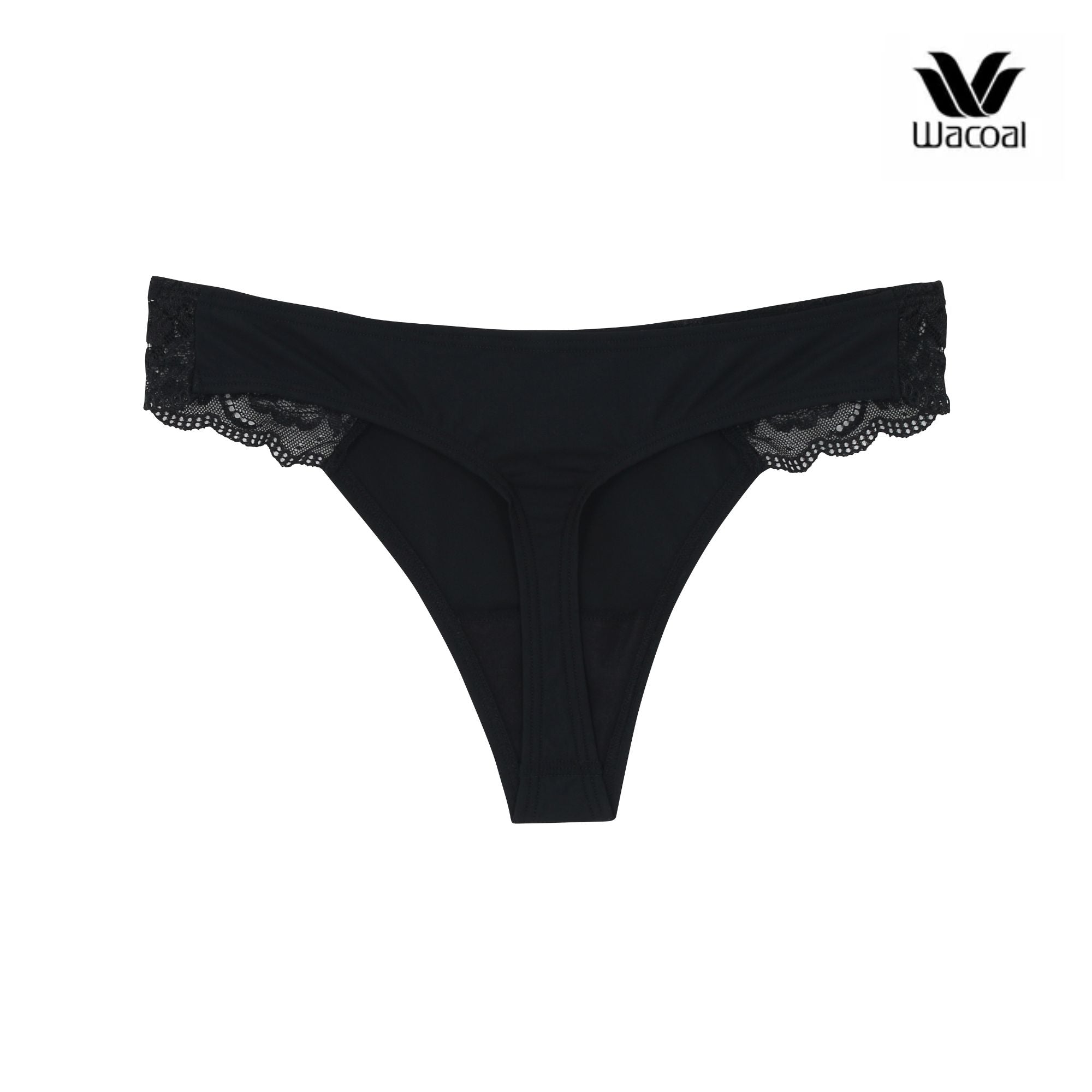 Wacoal Panty กางเกงในรูปแบบ THONG รุ่น WU7C22 สีดำ (BL)