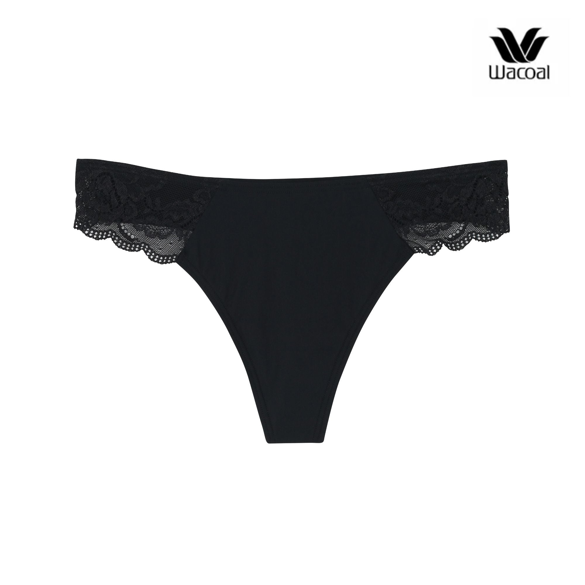 Wacoal Panty กางเกงในรูปแบบ THONG รุ่น WU7C22 สีดำ (BL)