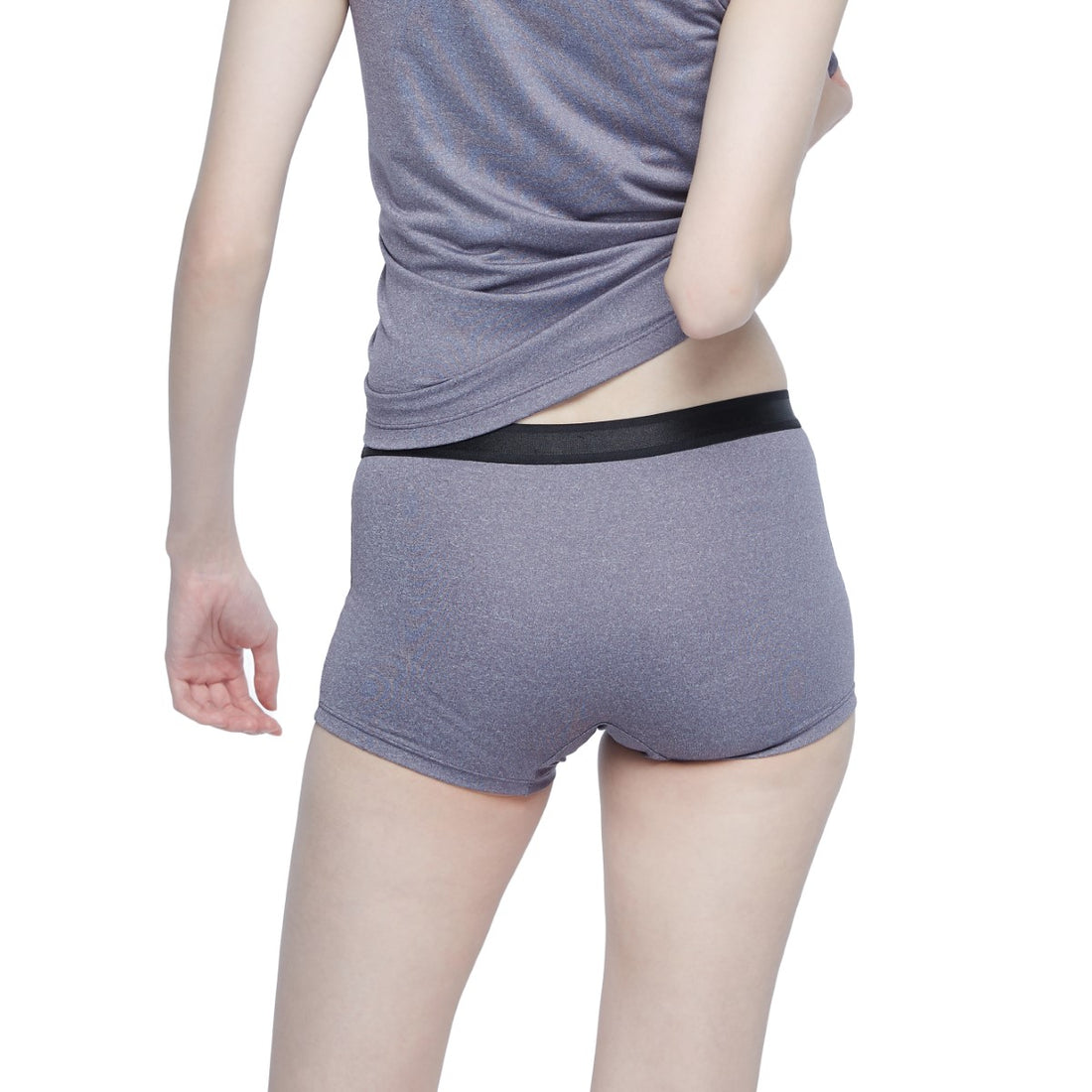 Wacoal FREEDOM Full body tank top (shirt and underwear) model WX1507+WX2602 bluish purple (PU)