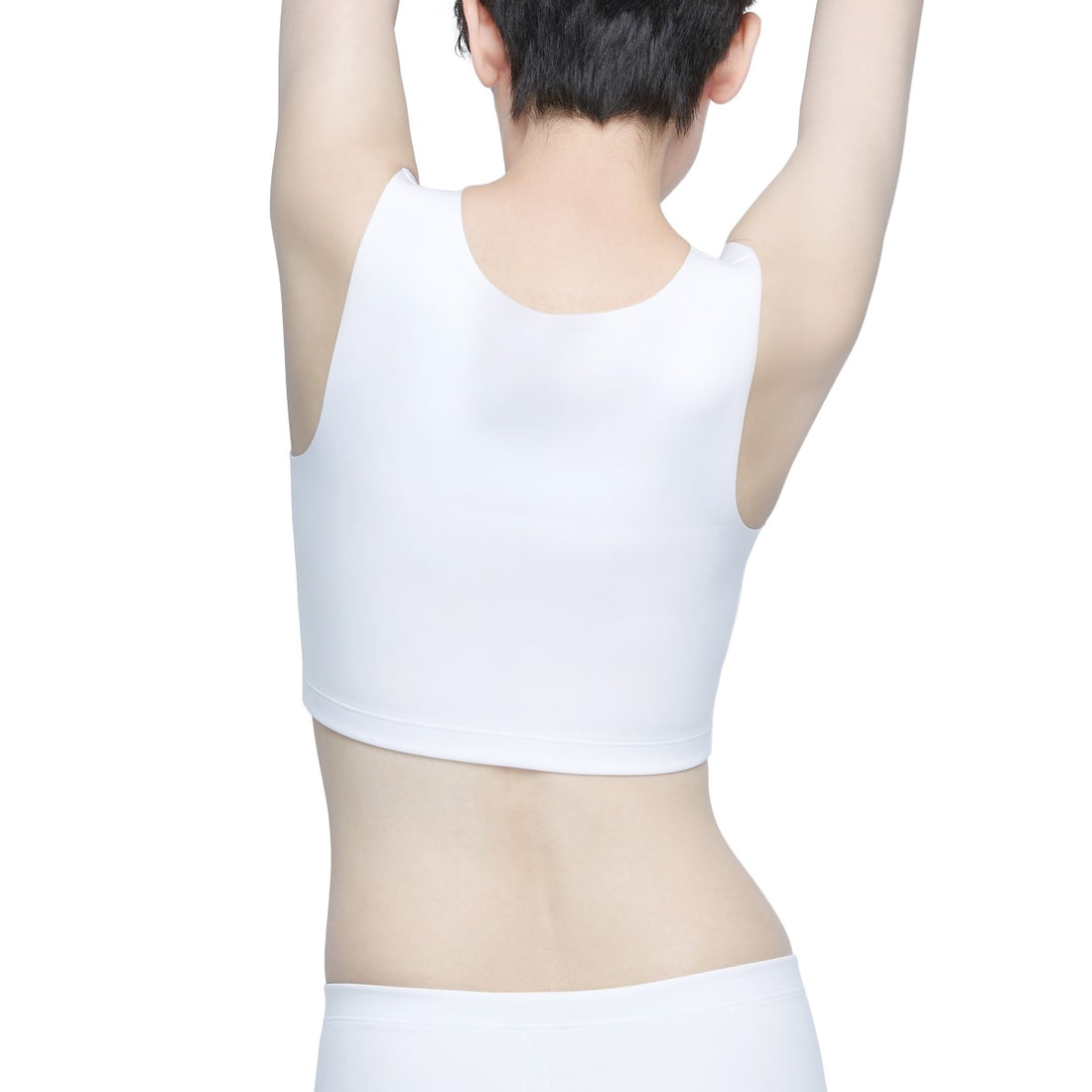 Wacoal FREEDOM Free cut half-body tank top (shirt and underwear) model WX1509+WX2604 white (WH)