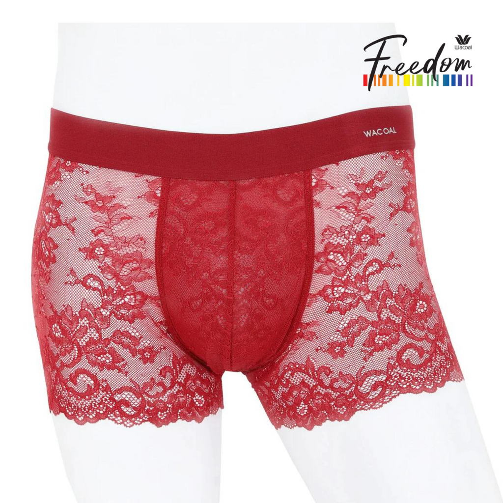 Mens lace 2025 boxer shorts