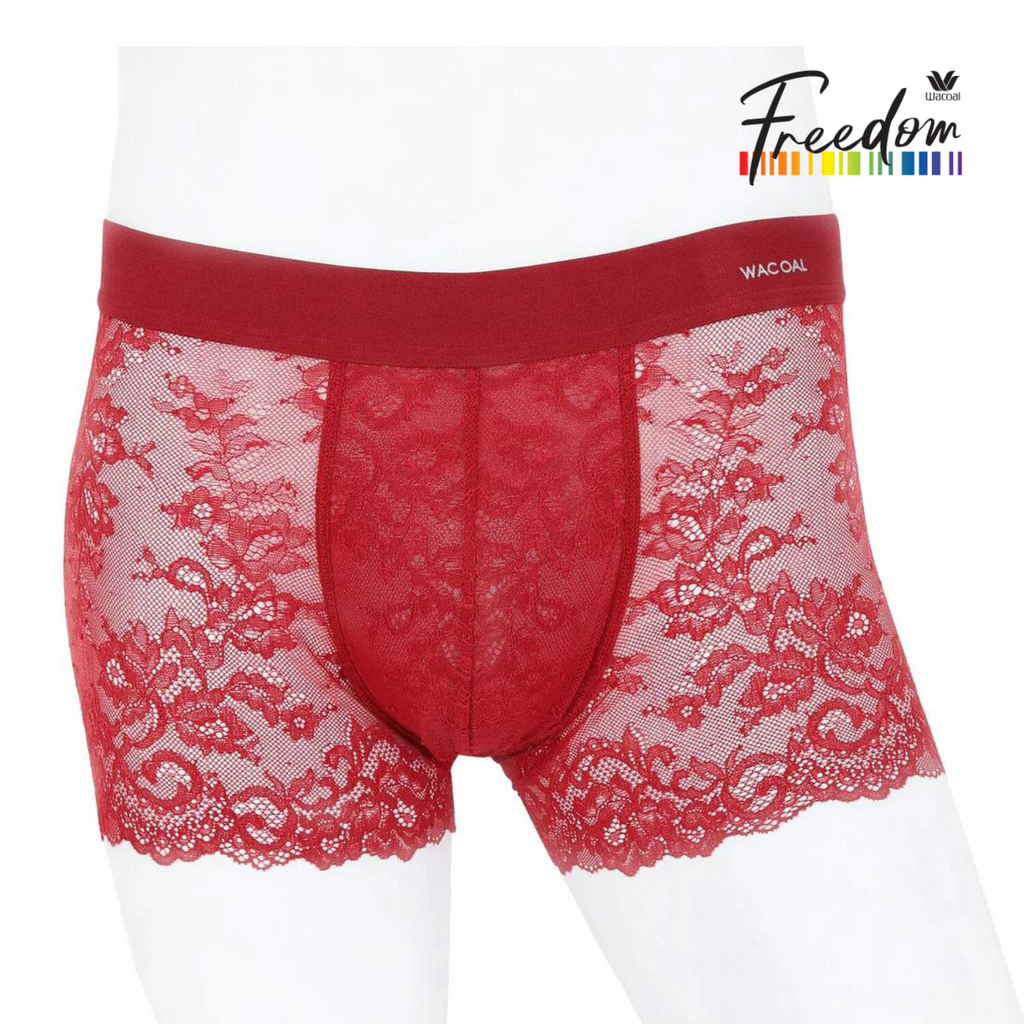 Wacoal Freedom LIMITED UNDERWEAR Men's Underwear Lace (Lace Boxer