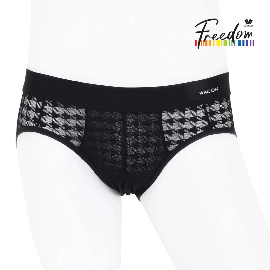 Wacoal Freedom LIMITED UNDERWEAR (Bikini) Men's underwear lace model WX2681  black (BL)