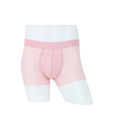 Wacoal Freedom LIMITED UNDERWEAR กางเกงลูกไม้นุ่ม  (Lace Boxer ) รุ่น WXU406 สีชมพูกุหลาบป่า (WR)