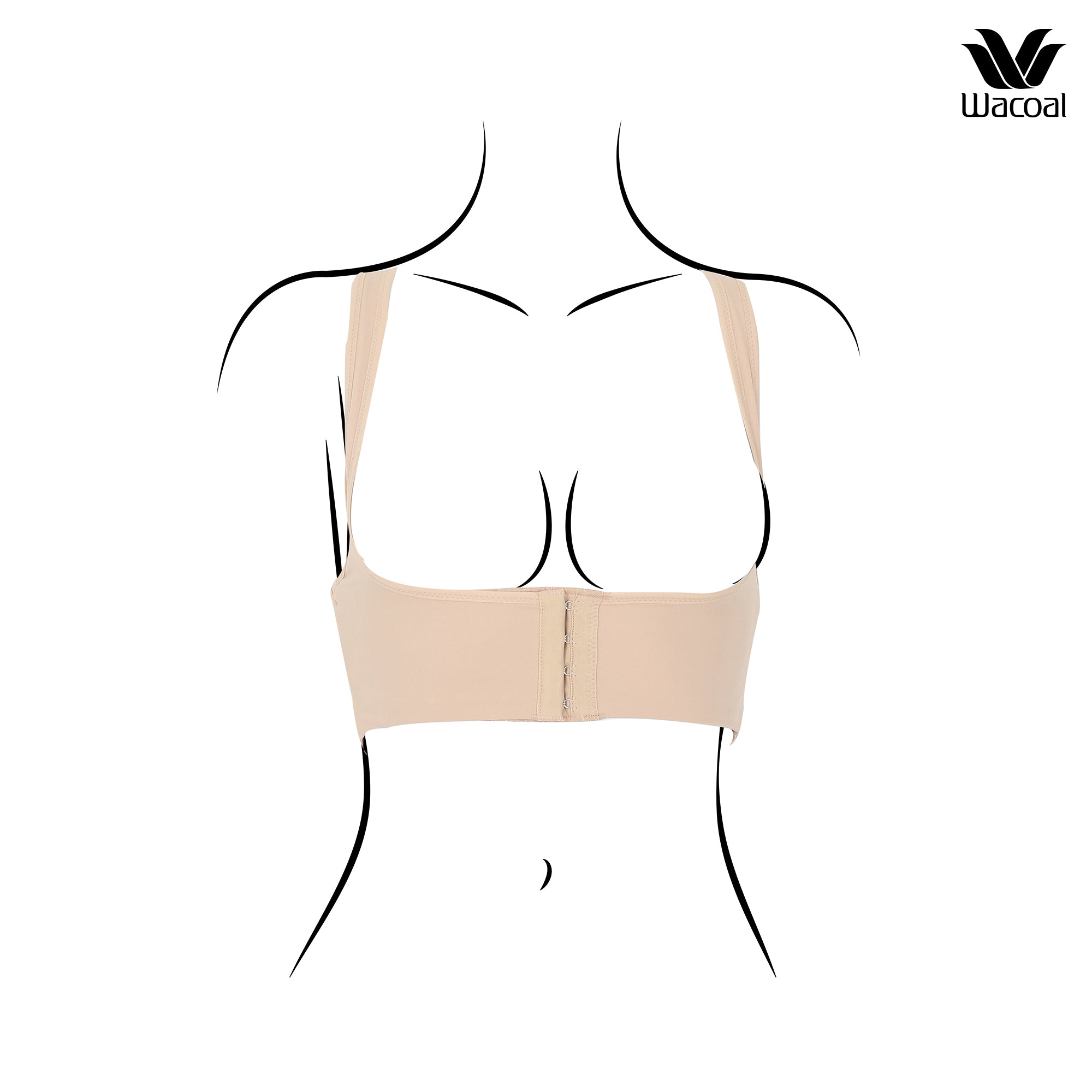 SMART X Back Support เสื้อพยุงหลัง รุ่น WXH201 สีเบจ (BE)