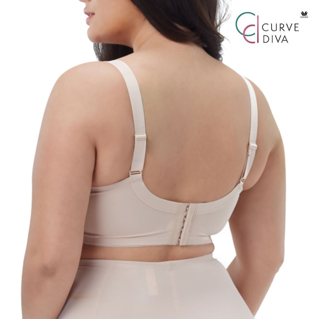 Wacoal Curve Diva บราไซซ์ใหญ่สำหรับสาวพลัสไซซ์ รุ่น WXQ102 สีเบจ (BE)