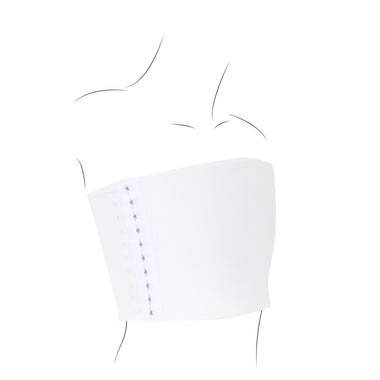Wacoal FREEDOM ผ้าแถบกระชับอกแบบครึ่งตัวตะขอด้านข้างรุ่น WXT102 สีขาว (WH)