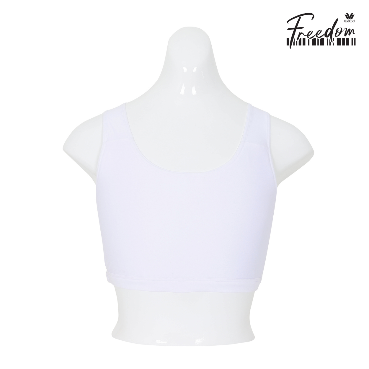 Wacoal FREEDOM เสื้อกล้ามกระชับอก แบบครึ่งตัว รุ่น WXT103 สีขาว (WH)