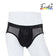 Wacoal Freedom กางเกงในชาย bikini  เรียบเนียน กระชับ ผ้าทอลายตาข่ายรุ่น WXU301 สีดำ (BL)