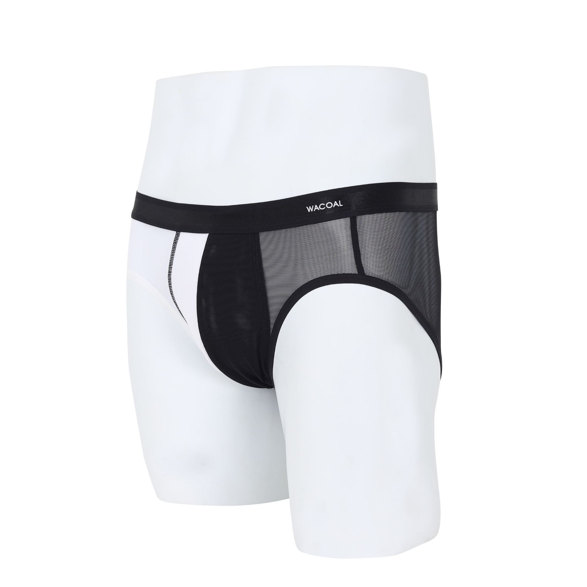 Wacoal Freedom LIMITED กางเกงในชาย (BIKINI)Two tone NudeX รุ่น  WXU302 สีดำ (BL)