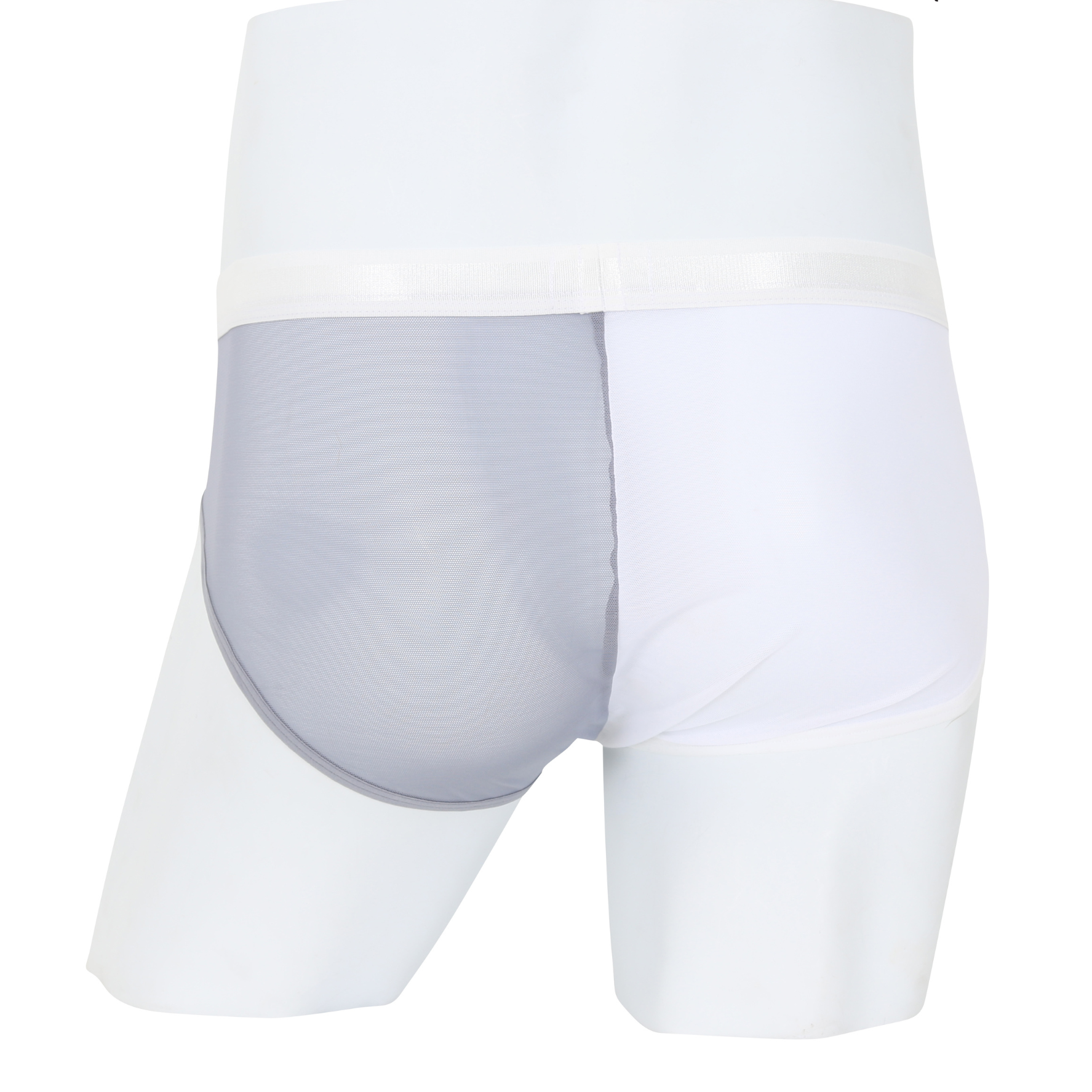 Wacoal กางเกงในผู้ชาย Bikini See-Through Two Tone รุ่น  WXU302 สีดำ (GY)