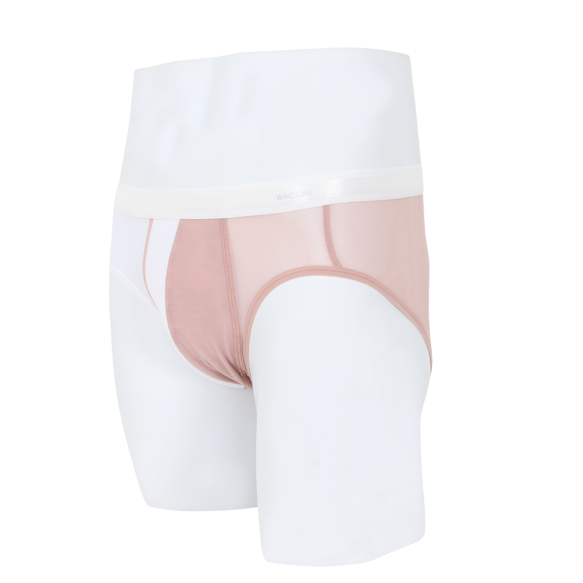 Wacoal Freedom LIMITED กางเกงในชาย (BIKINI)Two tone NudeX รุ่น  WXU302 สีชมพูกุหลาบป่า (WR)