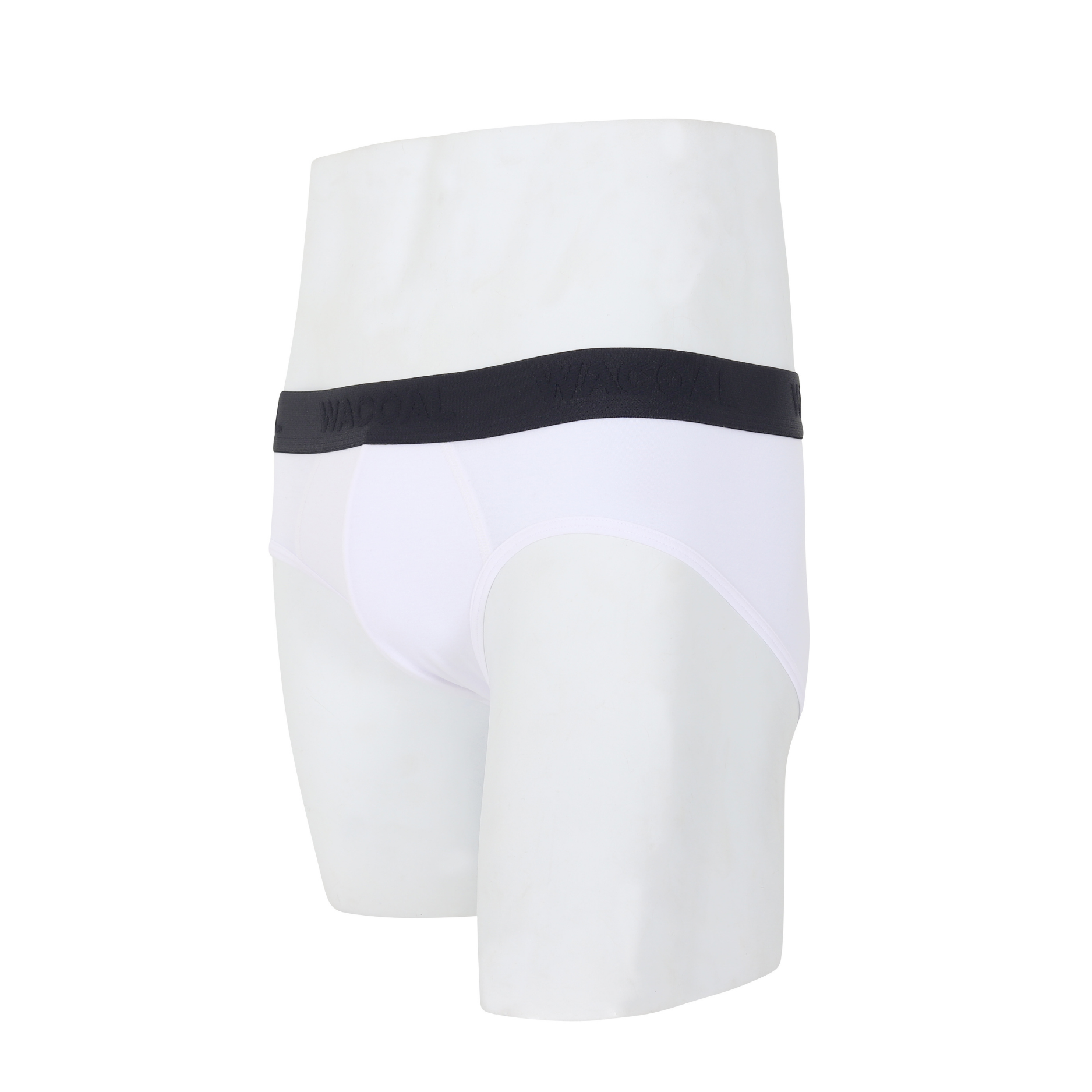 Wacoal กางเกงในผู้ชาย BAMBOO FILAGEN (BIKINI) รุ่น WXU303 สี ขาวขอบดำ (PW)