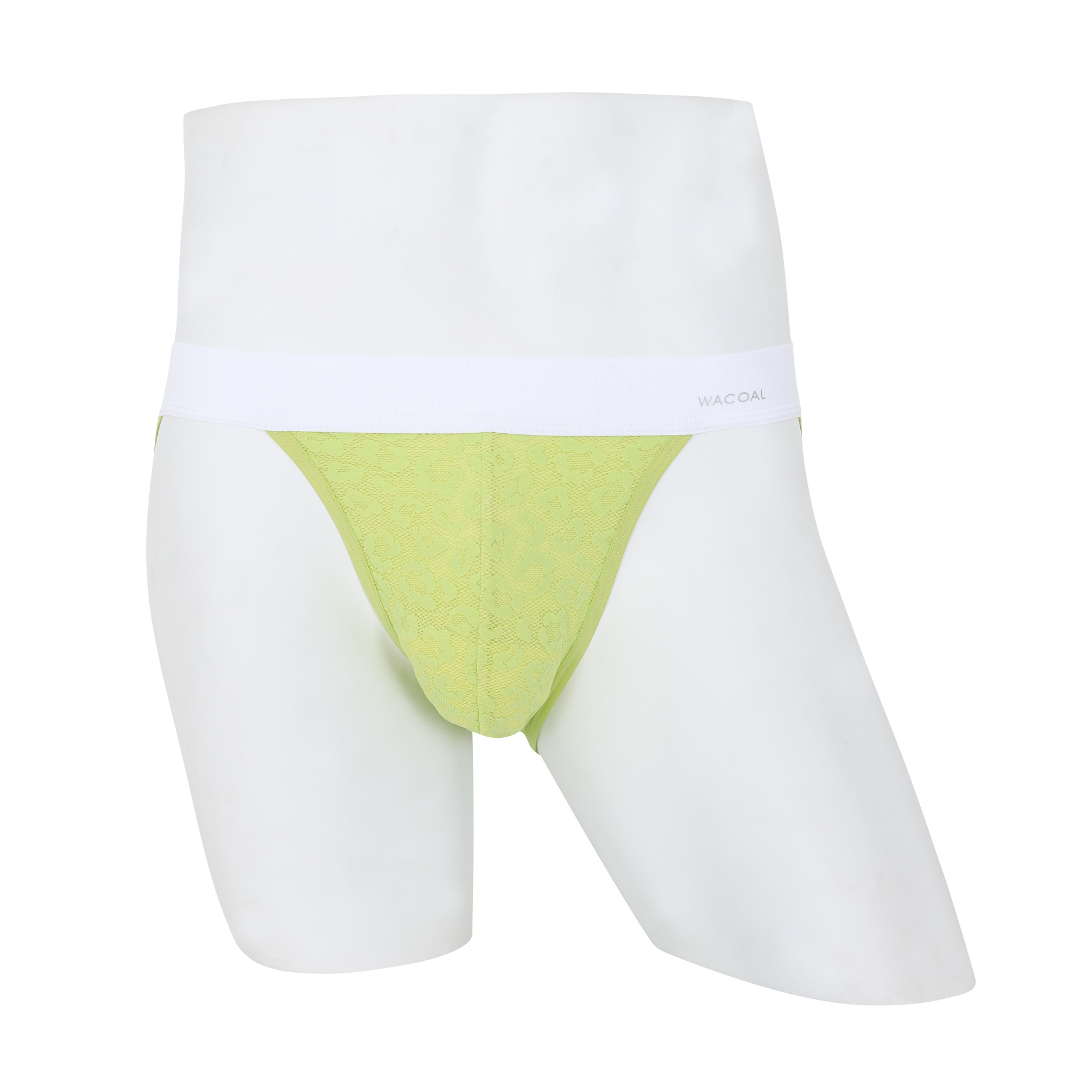 Wacoal กางเกงในผู้ชาย FASHION SEE THROUGH (high-cut lace briefs) รุ่น WXU304 สี เขียวเมล่อน (ME)