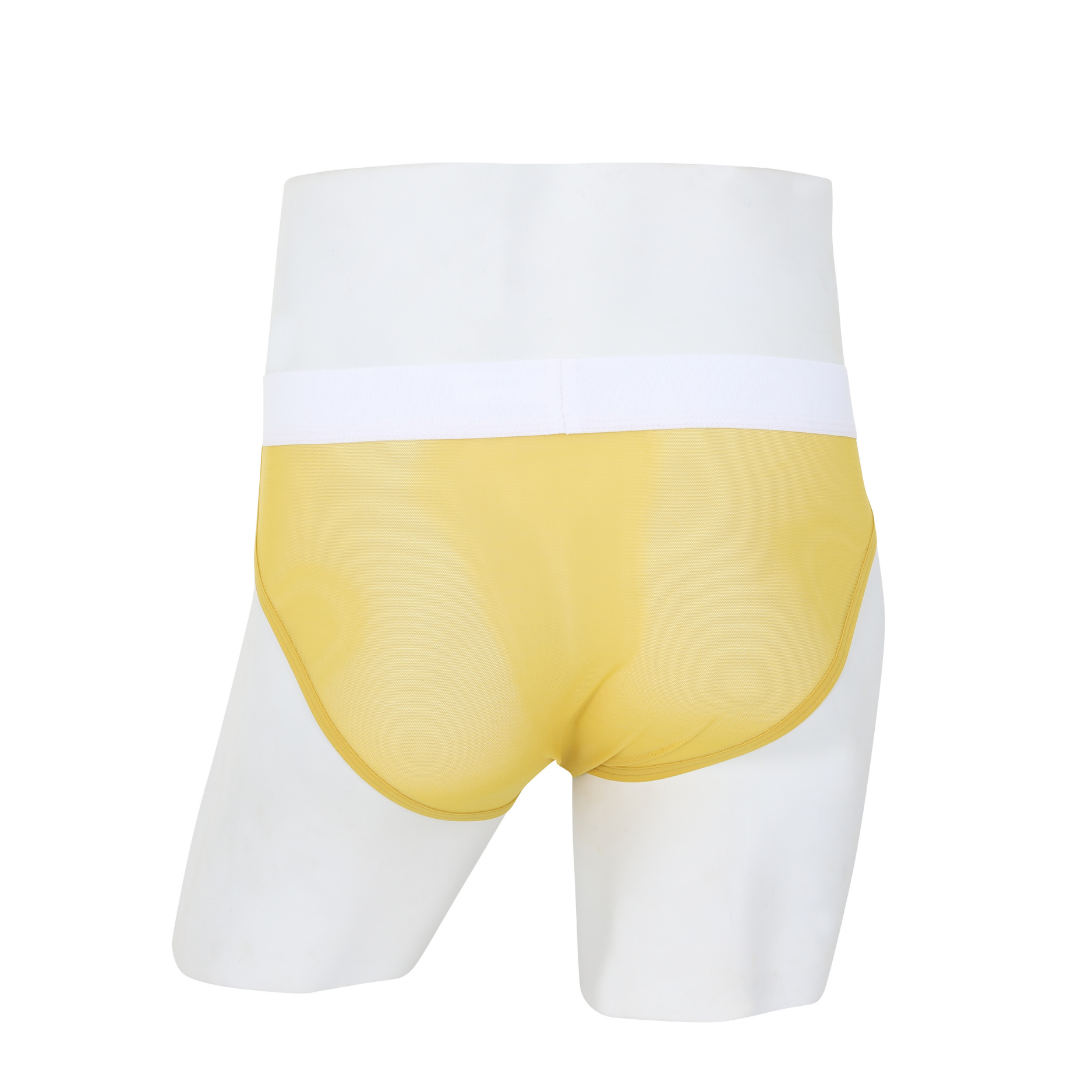 Wacoal กางเกงในผู้ชาย FASHION SEE THROUGH (high-cut lace briefs) รุ่น WXU304 สี เหลืองมัสตาร์ด (MT)