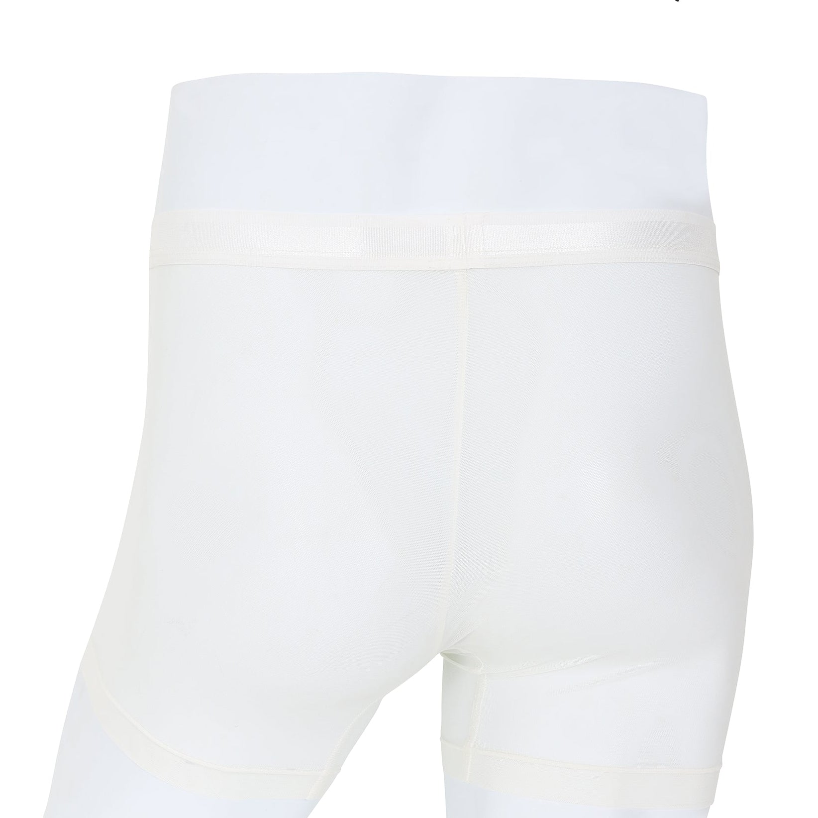 Wacaol กางเกงในผู้ชาย Boxer See-Through Lace แต่งลูกไม้ รุ่น WXU401 สีครีม (CR)