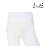 Wacoal Freedom กางเกงใน Boxer เรียบเนียน กระชับ ผ้าทอลายตาข่าย รุ่น WXU401 สีครีม (CR)