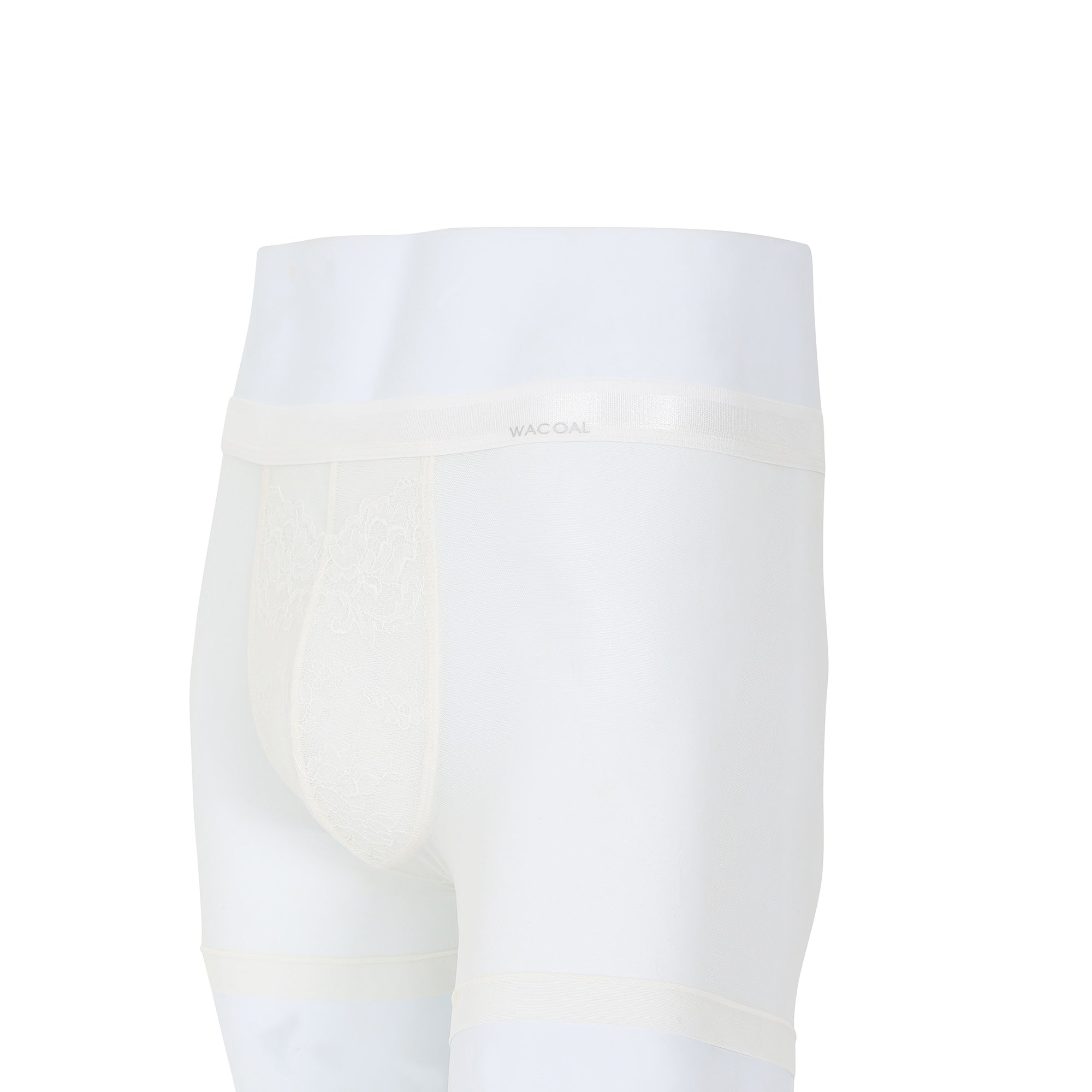 Wacoal Freedom กางเกงใน Boxer เรียบเนียน กระชับ ผ้าทอลายตาข่าย รุ่น WXU401 สีครีม (CR)