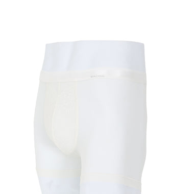 Wacoal Freedom กางเกงใน Boxer เรียบเนียน กระชับ ผ้าทอลายตาข่าย รุ่น WXU401 สีครีม (CR)