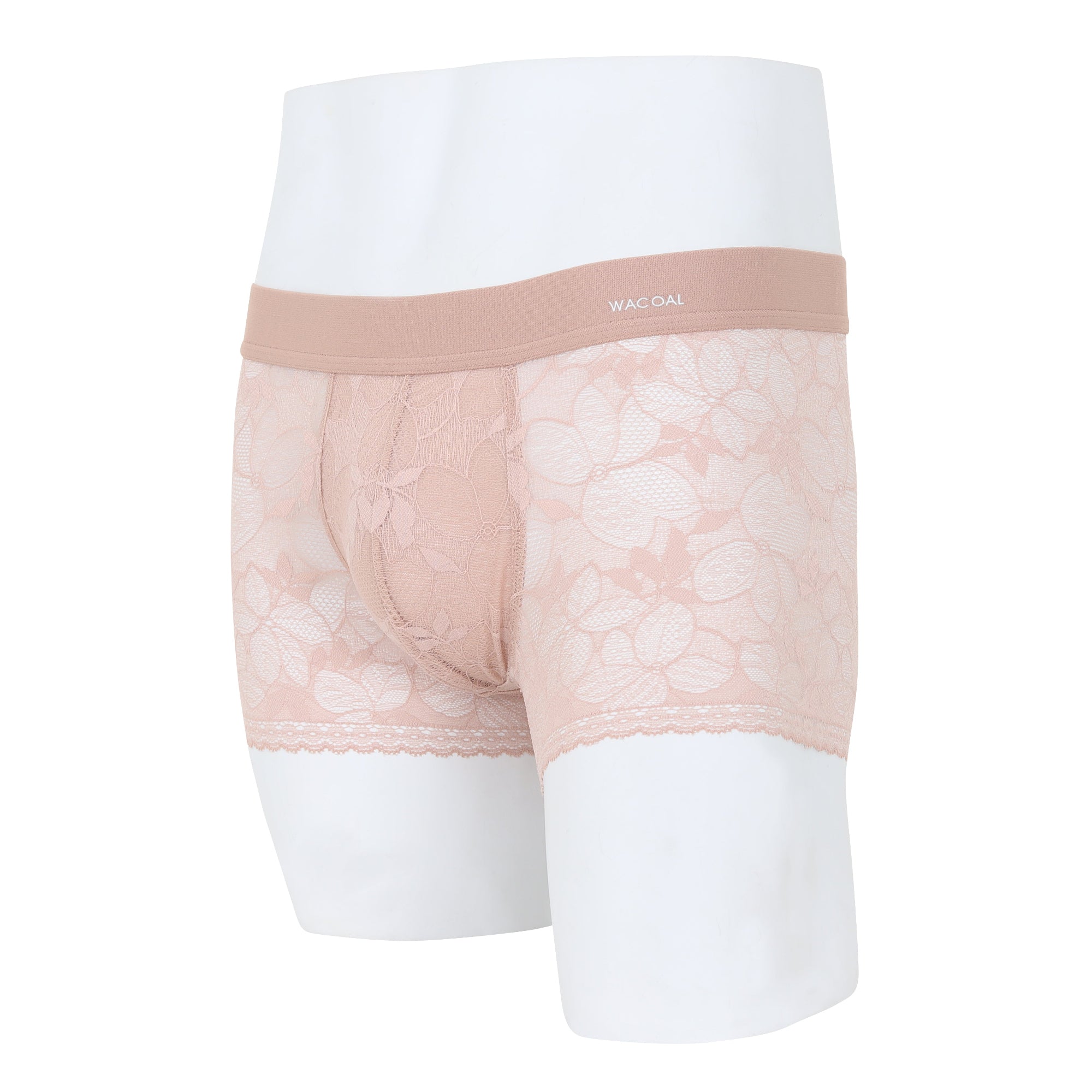 Wacoal Freedom LIMITED กางเกงลูกไม้ชาย (Lace Boxer) รุ่น WXU405 สีเบจ (BE)
