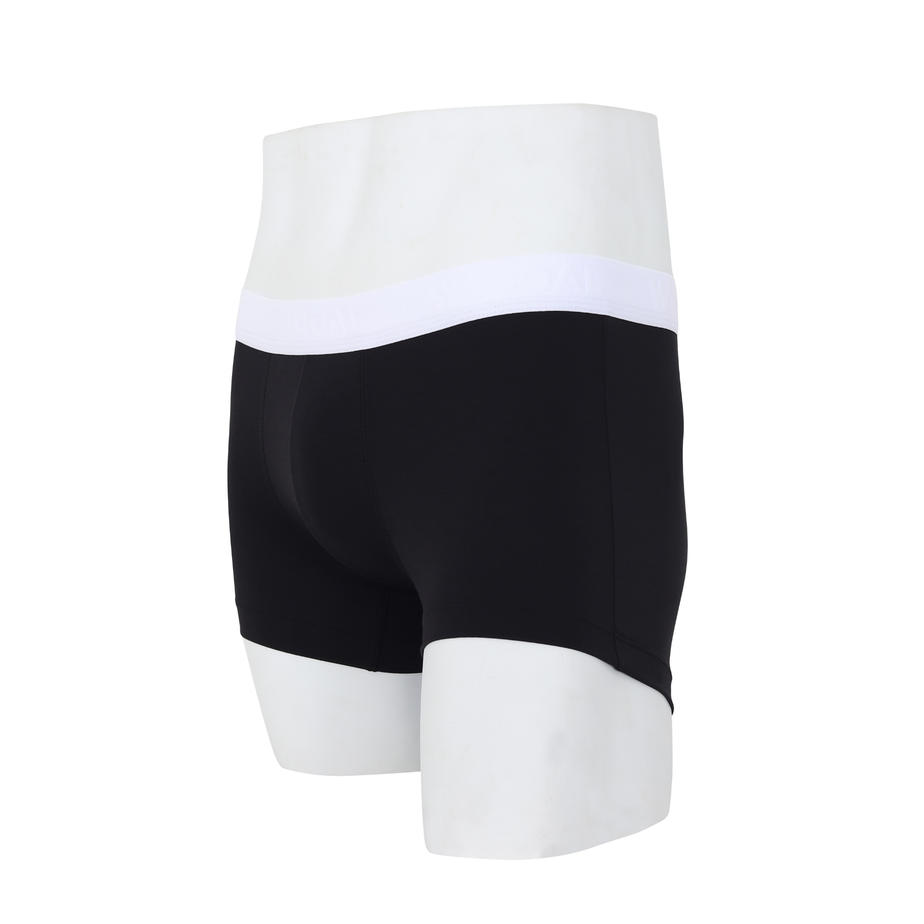 Wacoal กางเกงในผู้ชาย BAMBOO FILAGEN (BOXER) รุ่น WXU407 สีดำขอบขาว (BB)