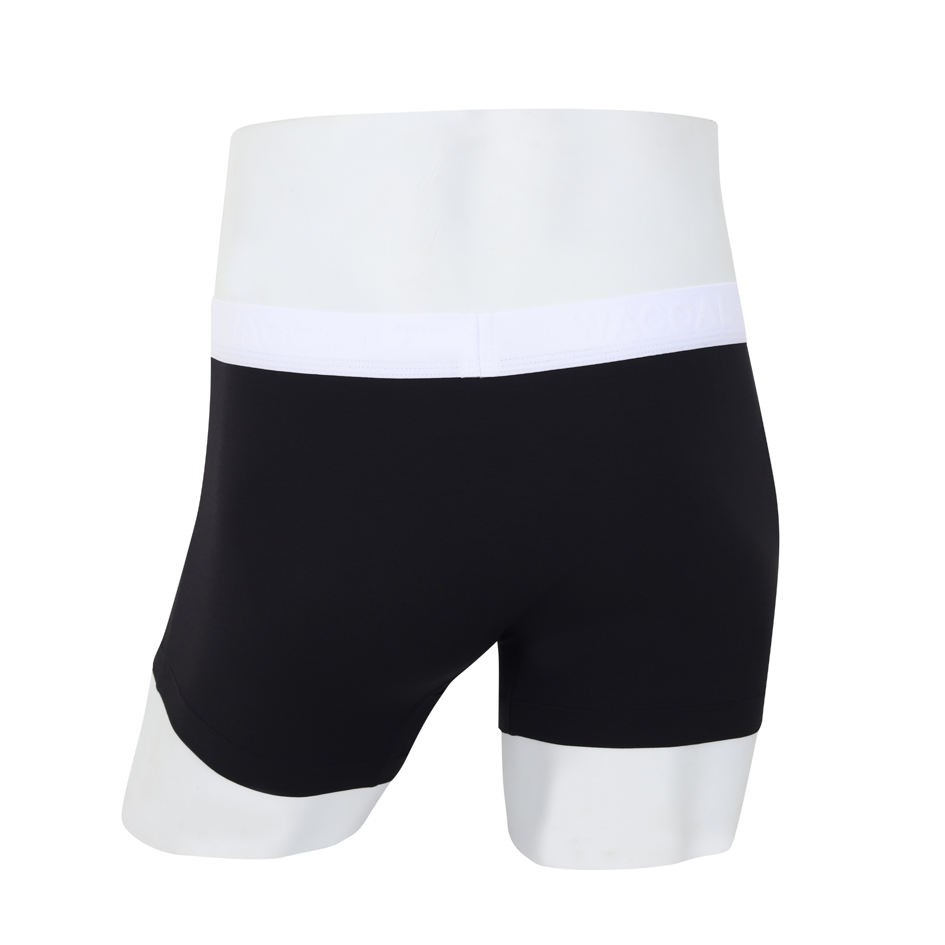 Wacoal กางเกงในผู้ชาย BAMBOO FILAGEN (BOXER) รุ่น WXU407 สีดำขอบขาว (BB)
