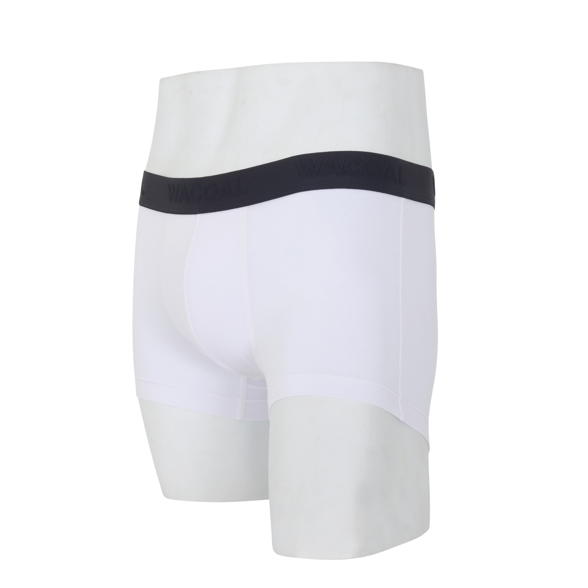 Wacoal กางเกงในผู้ชาย BAMBOO FILAGEN (BOXER) รุ่น WXU407 สีขาวขอบดำ (PW)